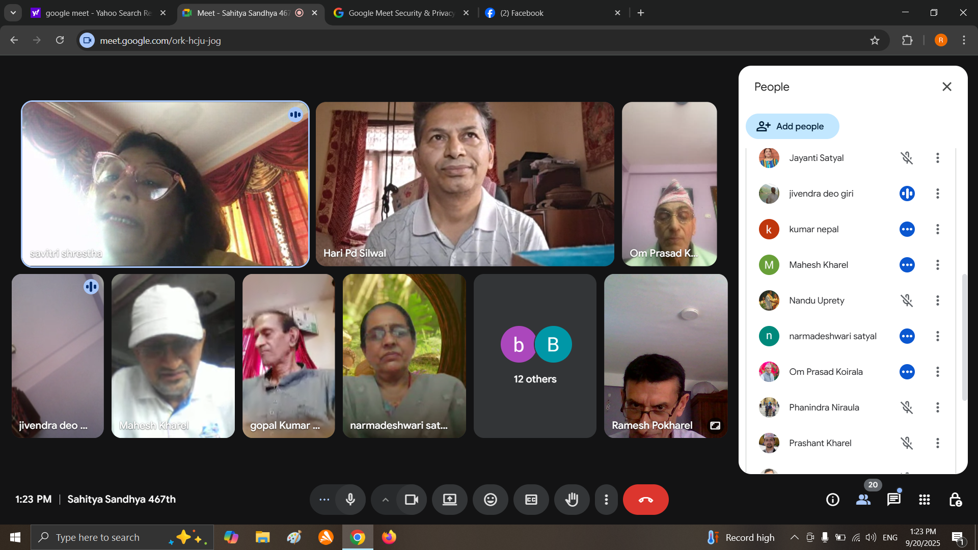 साहित्य सन्ध्याको ४६७ औँ विशेष शृङ्खला : ‘शुभकामना कविगोष्ठी’ र …