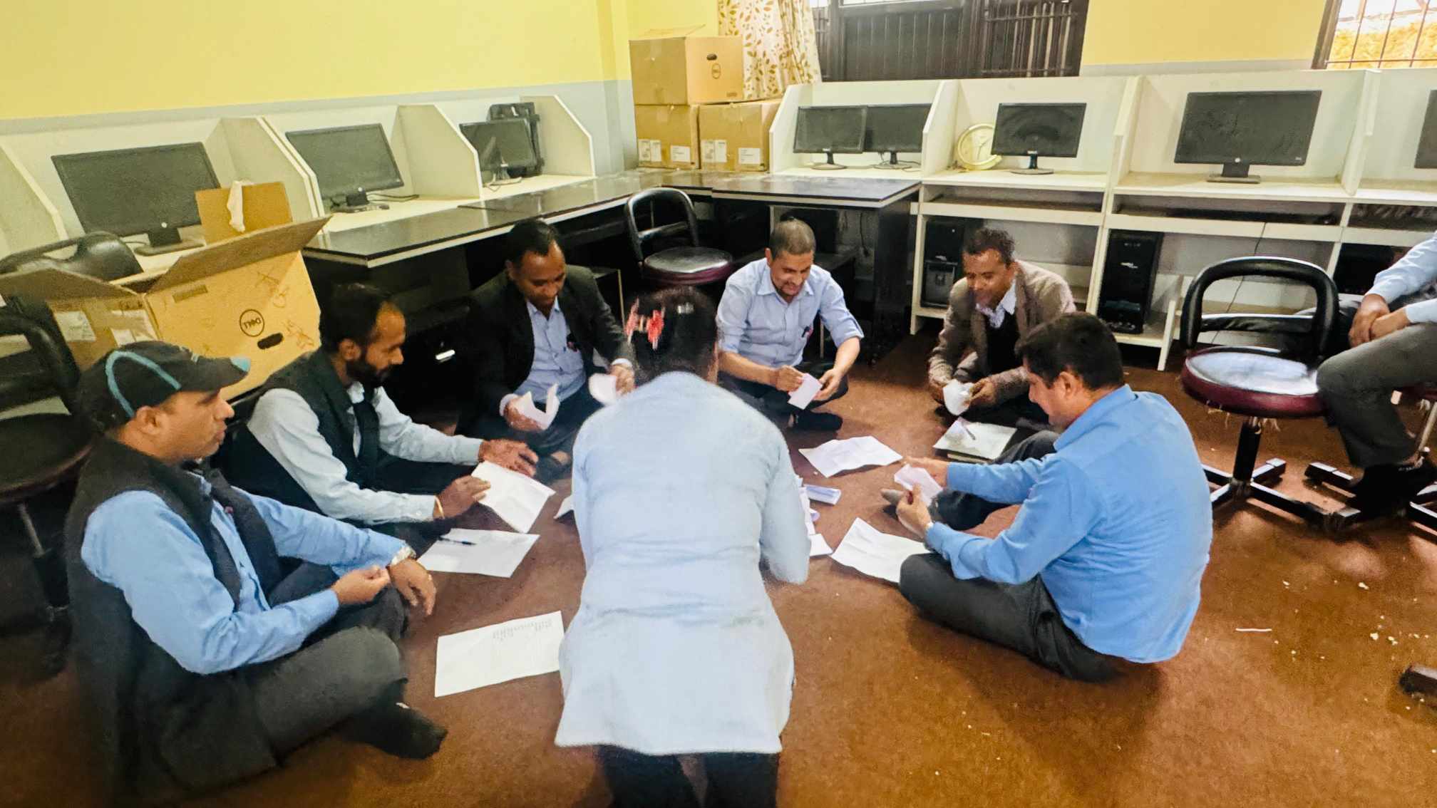 हिमालय मा.वि मा निर्वाचनबाट चुनियो आफ्नो नेता